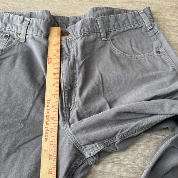 Carhartt B159 CHR Gray Carpenter Pants Mens 40x30 Loose Fit Workwear Canvas - Picture 9 of 9